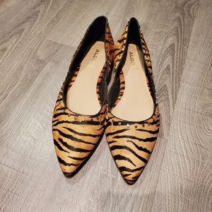 Brand New Aldo Tiger Print Flats